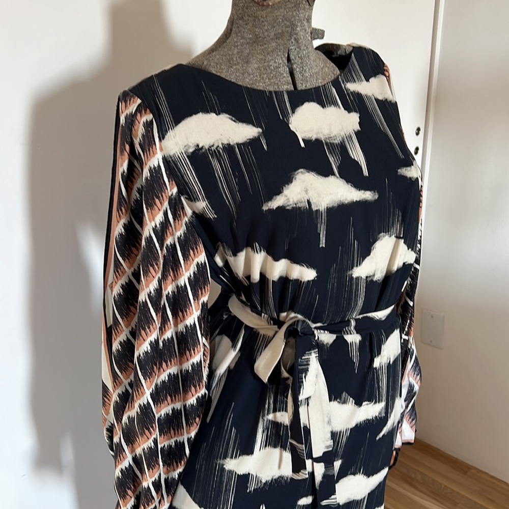Dries Van Noten side slit and sleeve slit dress - Picture 3 of 8